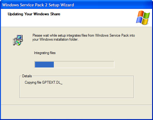 como se você deseja instalar o xp service pack requer internet