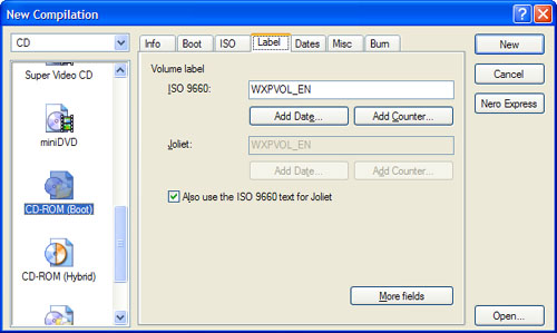 nero burning software for windows xp